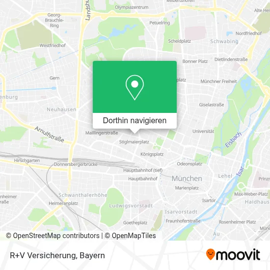 R+V Versicherung Karte