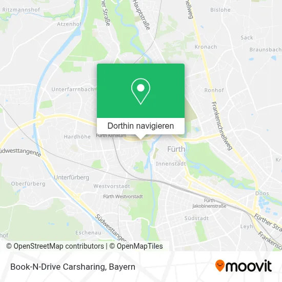 Book-N-Drive Carsharing Karte