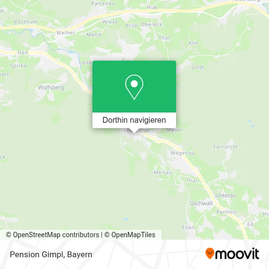 Pension Gimpl Karte