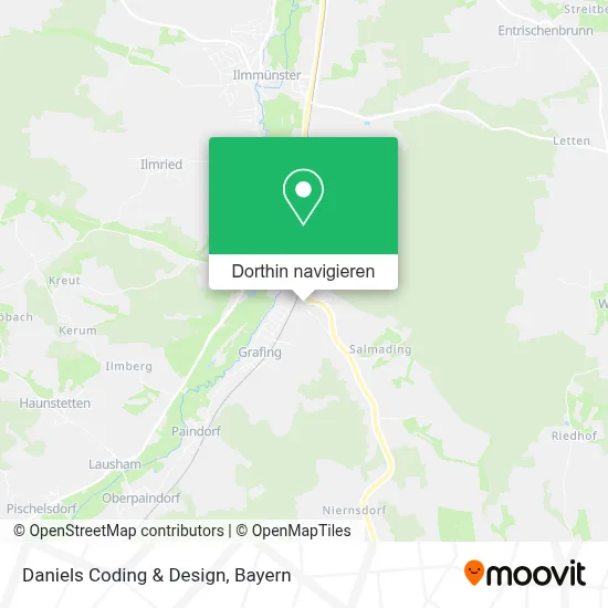 Daniels Coding & Design Karte