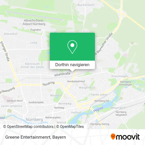 Greene Entertainmenrt Karte