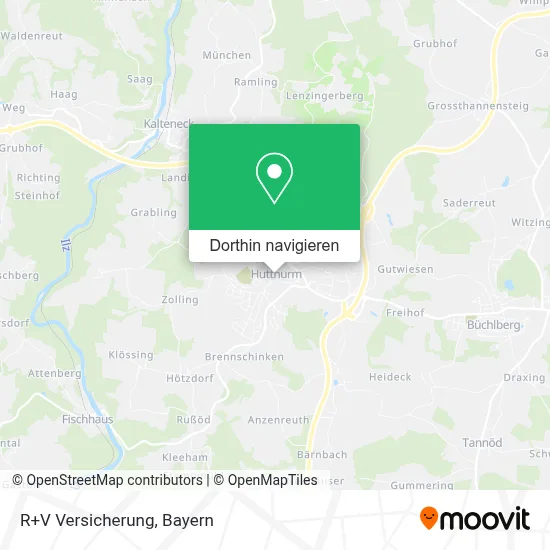 R+V Versicherung Karte