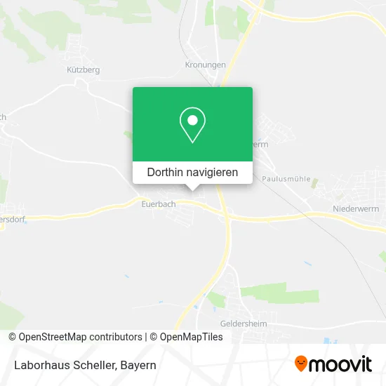Laborhaus Scheller Karte