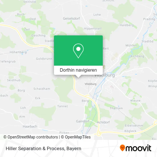 Hiller Separation & Process Karte