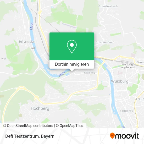 Defi Testzentrum Karte
