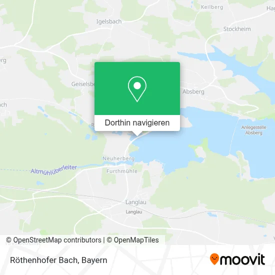 Röthenhofer Bach Karte
