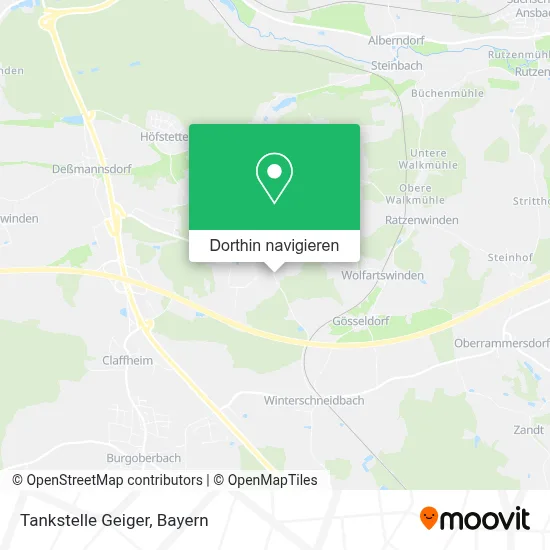 Tankstelle Geiger Karte