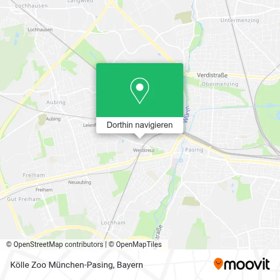 Kölle Zoo München-Pasing Karte