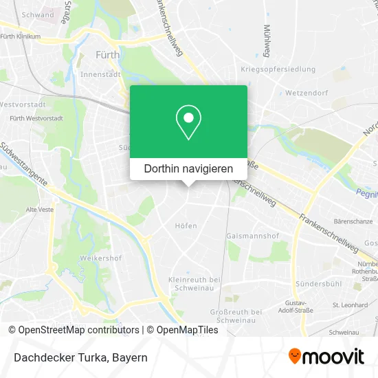 Dachdecker Turka Karte