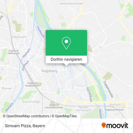 Simsam Pizza Karte