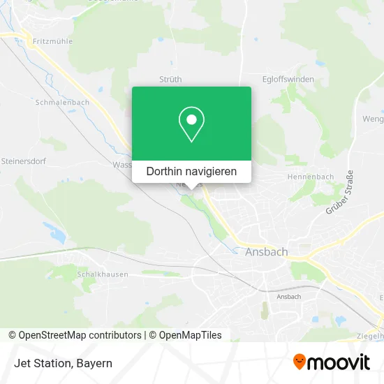 Jet Station Karte