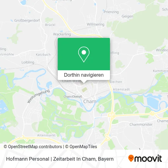 Hofmann Personal | Zeitarbeit In Cham Karte