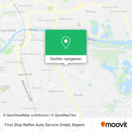 First Stop Reifen Auto Service Gmbh Karte