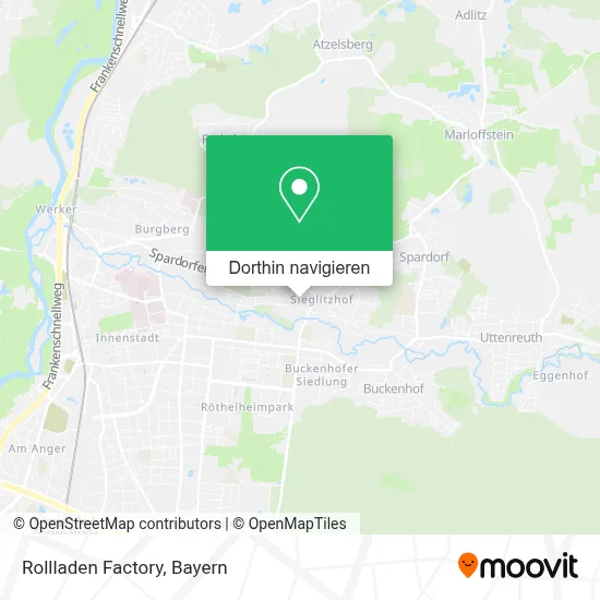 Rollladen Factory Karte