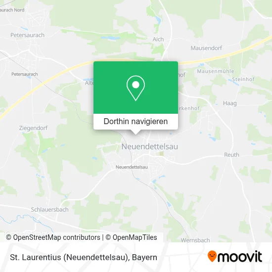 St. Laurentius (Neuendettelsau) Karte
