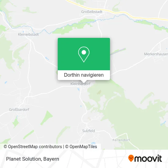 Planet Solution Karte