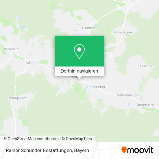 Rainer Schunder Bestattungen Karte