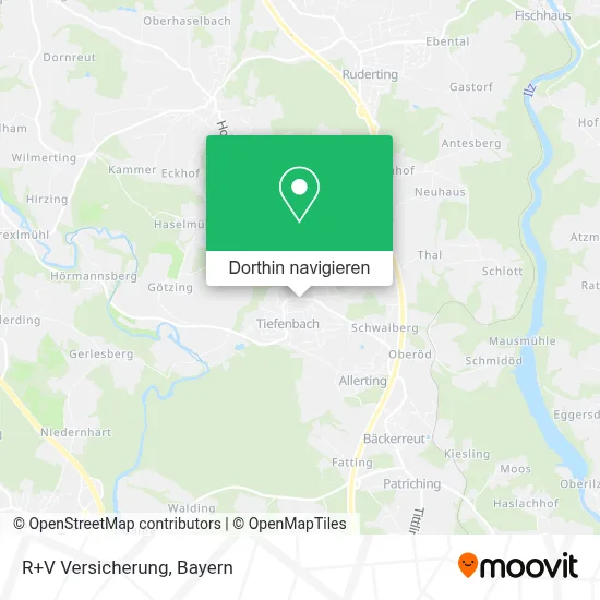 R+V Versicherung Karte