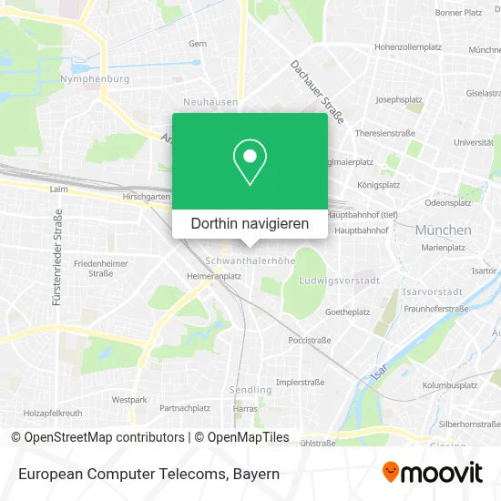 European Computer Telecoms Karte