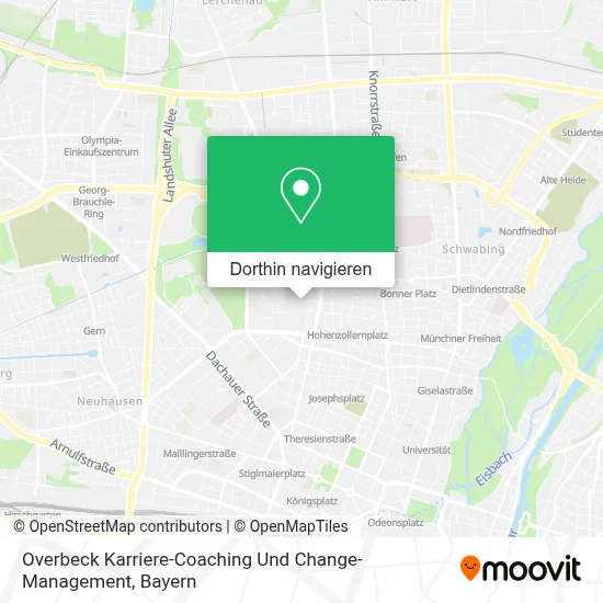Overbeck Karriere-Coaching Und Change-Management Karte