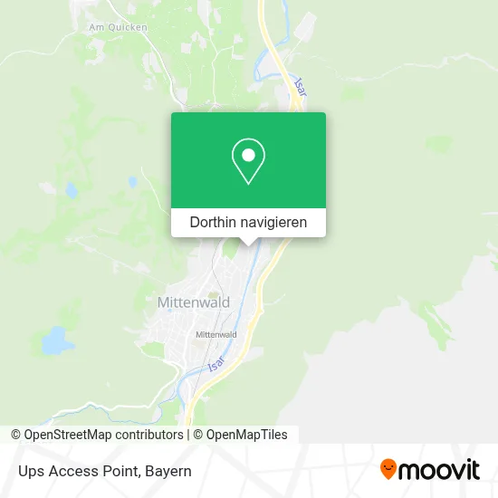 Ups Access Point Karte
