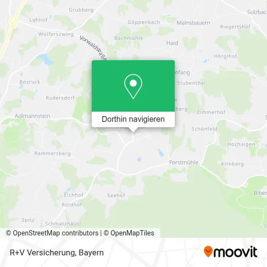 R+V Versicherung Karte