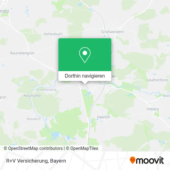 R+V Versicherung Karte