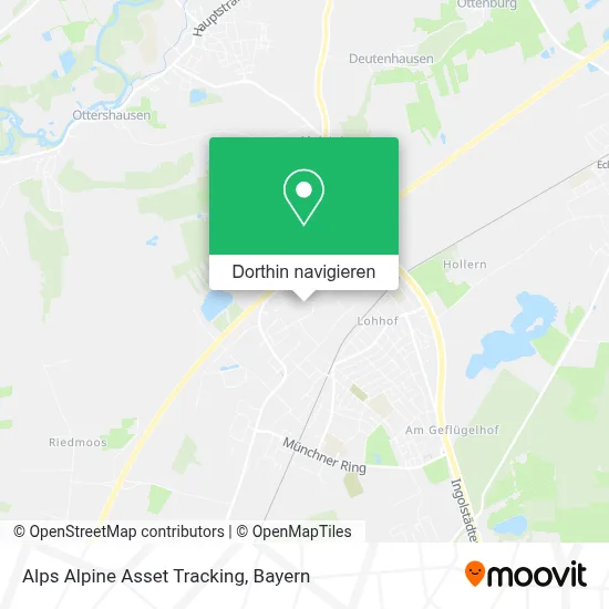 Alps Alpine Asset Tracking Karte