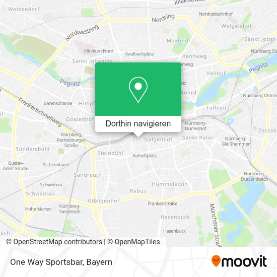 One Way Sportsbar Karte