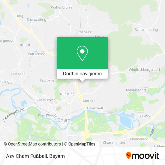 Asv Cham Fußball Karte