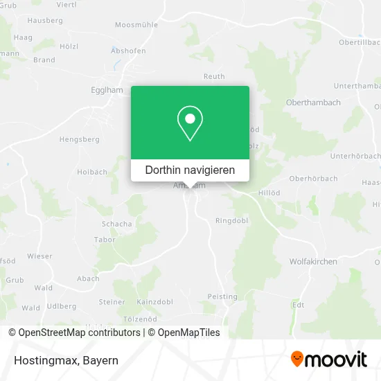 Hostingmax Karte