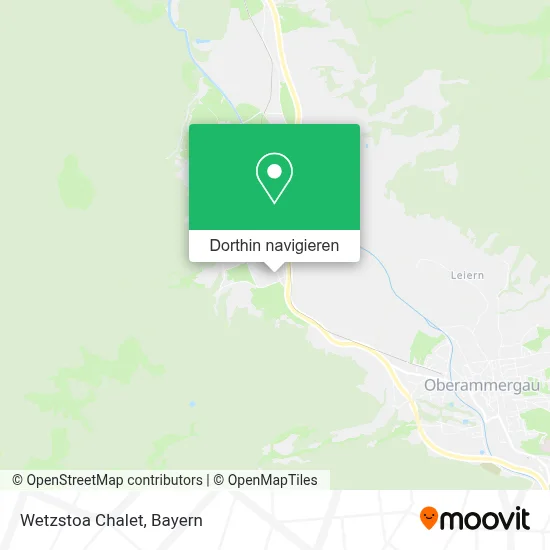 Wetzstoa Chalet Karte