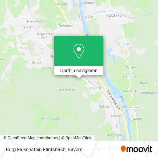 Burg Falkenstein Flintsbach Karte