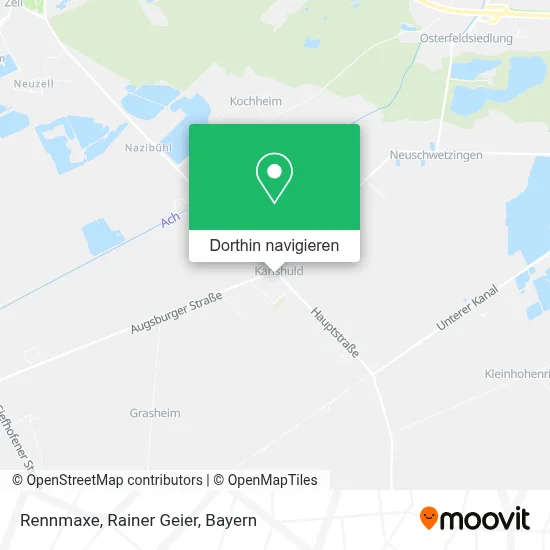 Rennmaxe, Rainer Geier Karte