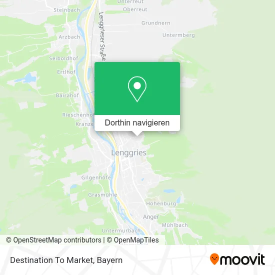 Destination To Market Karte