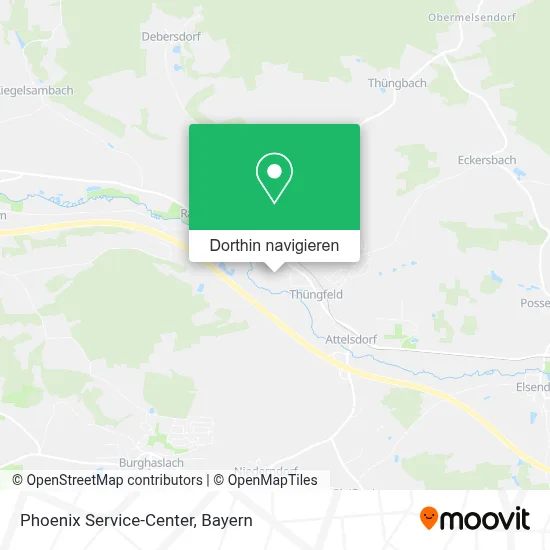 Phoenix Service-Center Karte