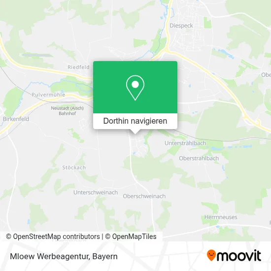 Mloew Werbeagentur Karte