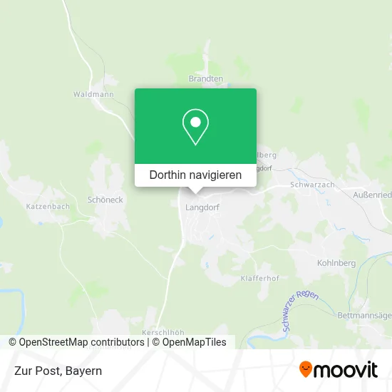 Zur Post Karte