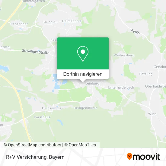 R+V Versicherung Karte
