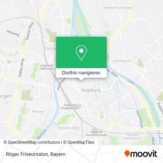 Röger Friseursalon Karte