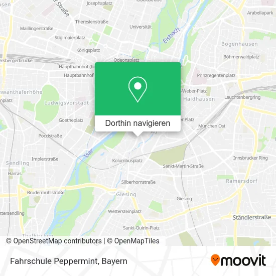 Fahrschule Peppermint Karte