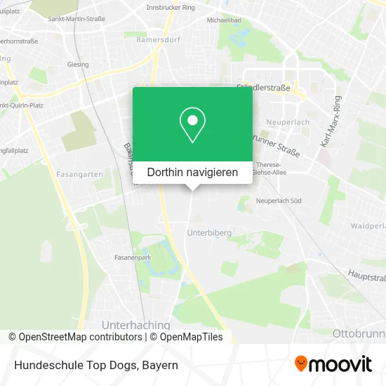 Hundeschule Top Dogs Karte