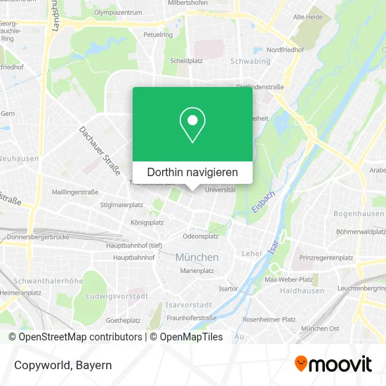 Copyworld Karte