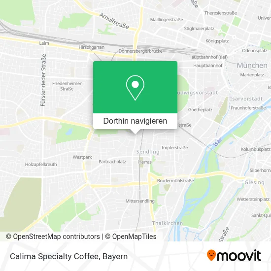 Calima Specialty Coffee Karte