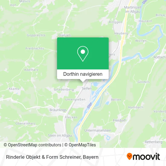 Rinderle Objekt & Form Schreiner Karte