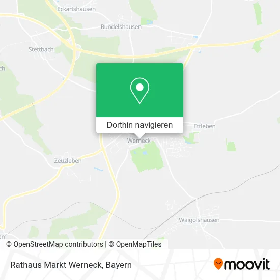 Rathaus Markt Werneck Karte