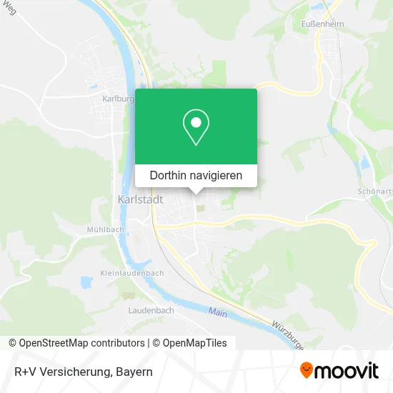 R+V Versicherung Karte