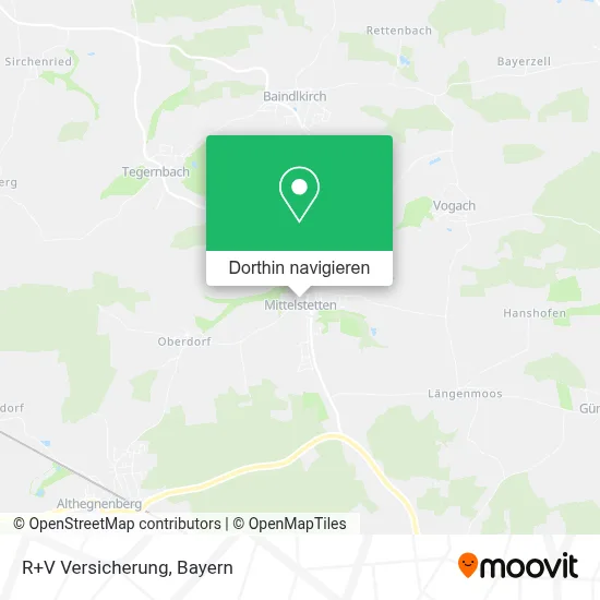 R+V Versicherung Karte
