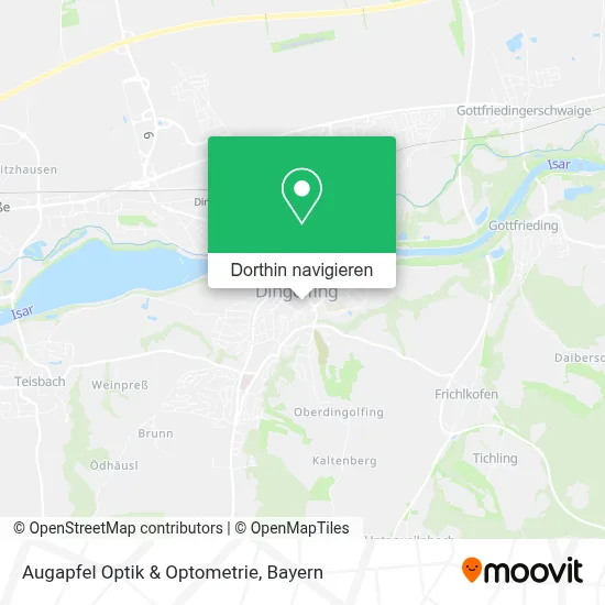 Augapfel Optik & Optometrie Karte