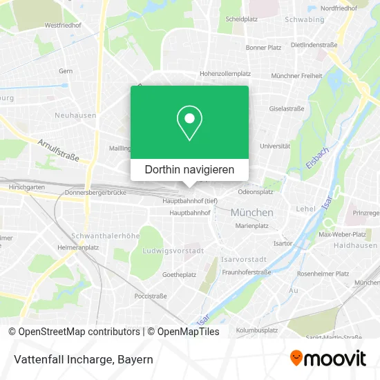 Vattenfall Incharge Karte